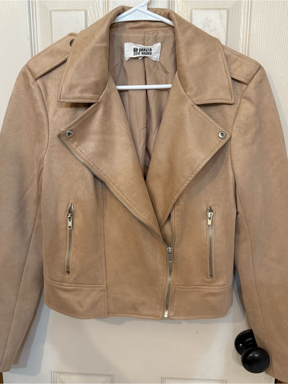 BB Dakota Steve Madden Faux Suede Jacket